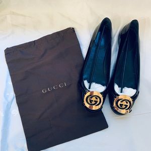 Gucci Patent Leather Flat